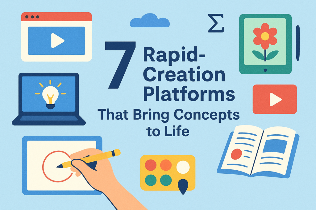 7 Rapid-Creation Platforms That Bring Concepts to Life